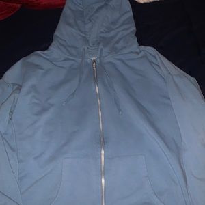 Baby blue sweater , casual day time wear , lightly used